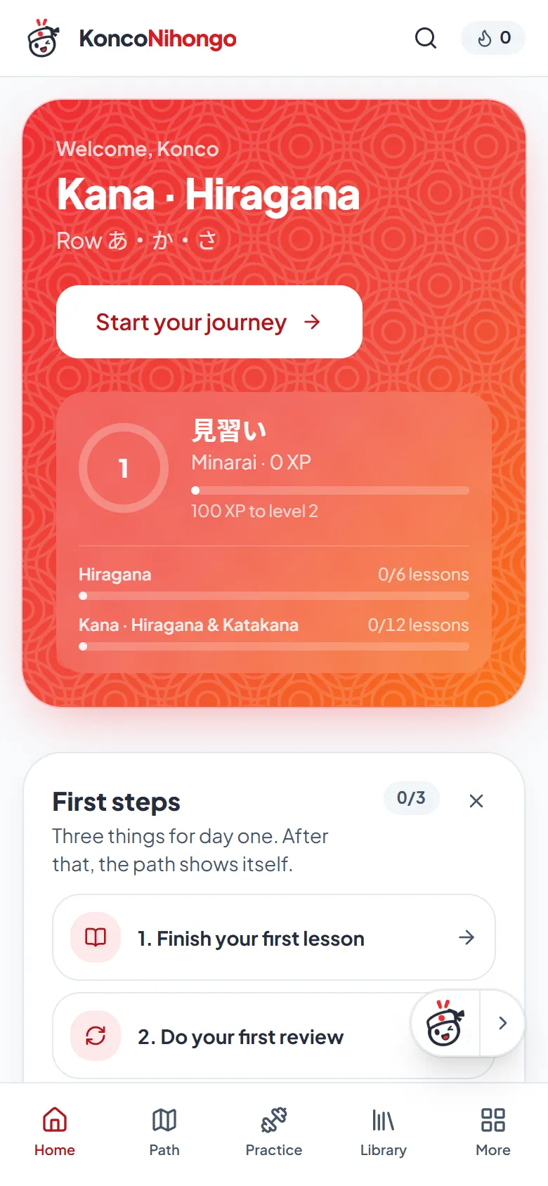KoncoNihongo — mobile
