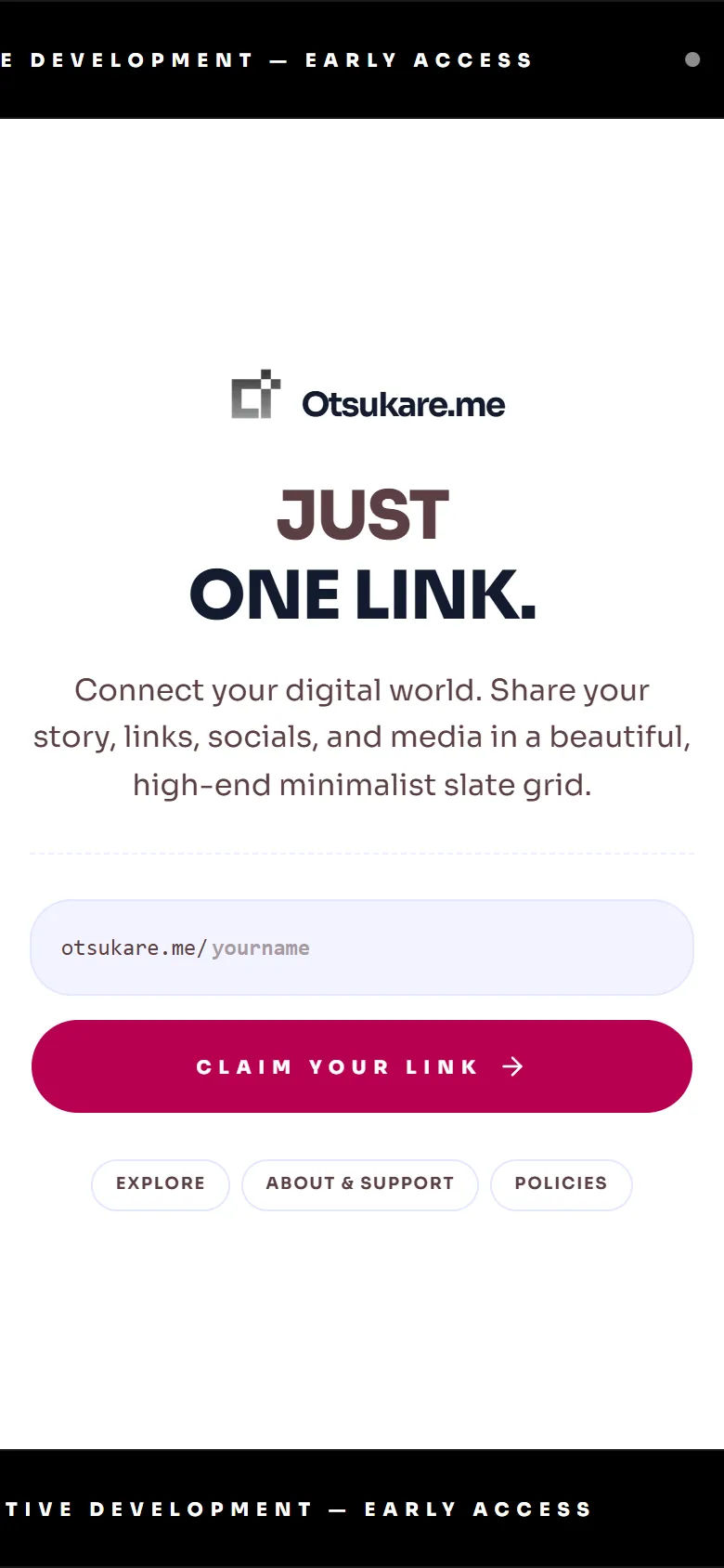 Otsukare.me — mobile